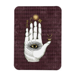 Vintage Alchemy Hand i Mysteries Magnet