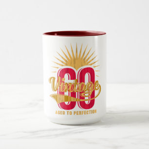 Vintage - åldras till perfektion. 60-årsdagen mugg