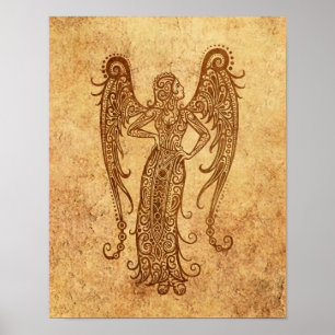 Vintage Åldras Våg Zodiac Poster