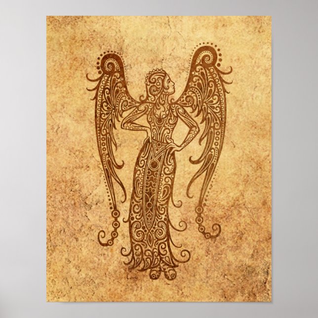 Vintage Åldras Våg Zodiac Poster (Framsidan)