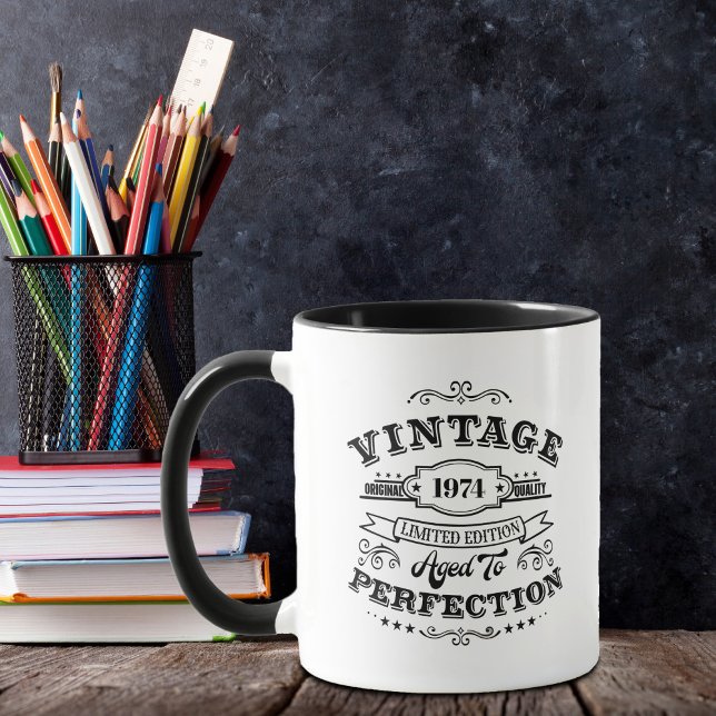 Vintage Åldrat till Perfektion Kaffe Mugg (Skapare uppladdad)