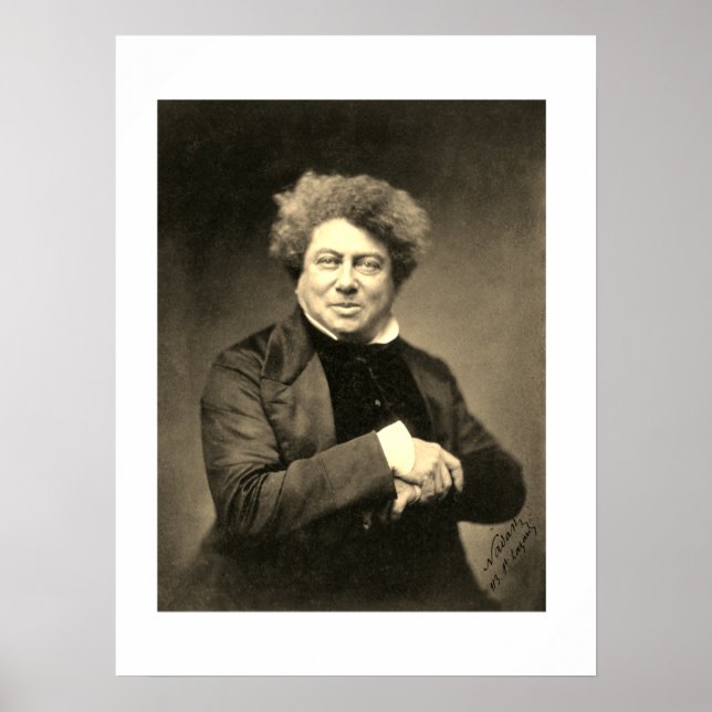 Vintage Alexandre Dumas Poster (Framsidan)