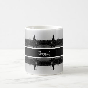 Vintage Algeriet Alger porträtt av bonde Kaffemugg