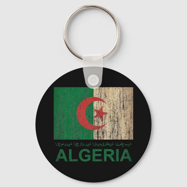 Vintage Algeriet Nyckelring (Framsida)