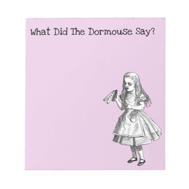 Vintage Alice Anteckningsblock (Framsida)