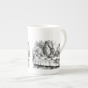 Vintage Alice i för Hattertea för underland toki Benporslin Mugg