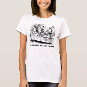 Vintage Alice i tokigt Teaparty för underland T Shirt