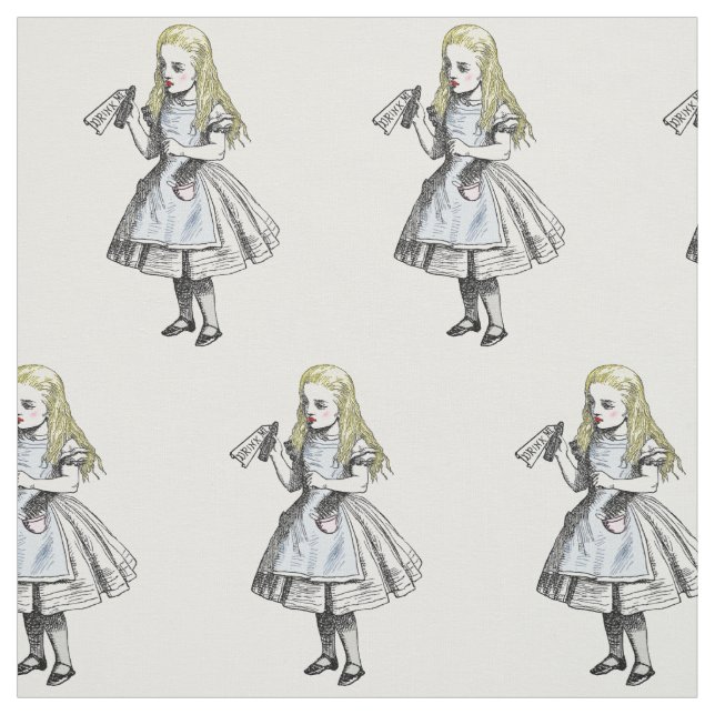 Vintage Alice i underland dricker mig tyg (Provkarta)
