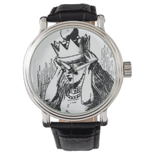 Vintage Alice i Underlandet, Alice med drottningen Armbandsur