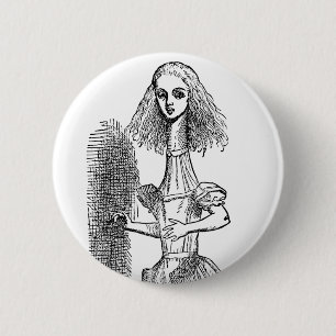 Vintage Alice i Underlandet av Tenniel Knapp