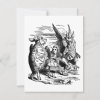 Vintage Alice i Underlandet, Gryphon, Falsk Sköldp