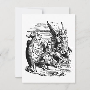 Vintage Alice i Underlandet, Gryphon, Falsk Sköldp