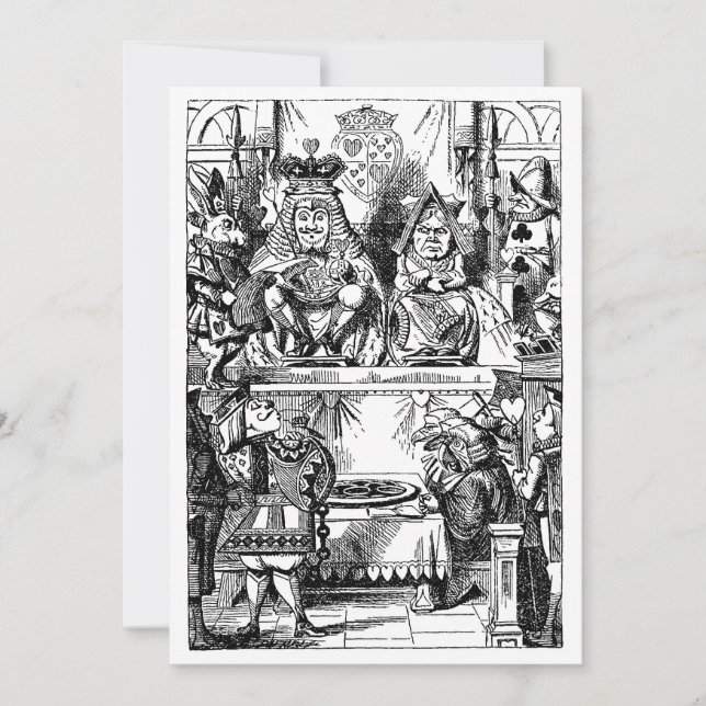 Vintage Alice i Underlandet, hjärtats drottning rä (Framsida)