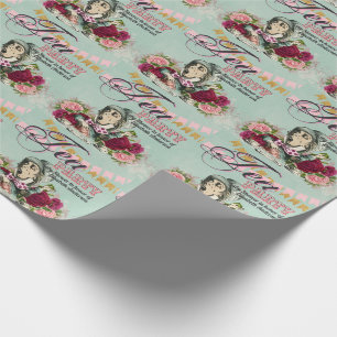 Vintage Alice i Underlandet Tekannparty Anpassad f Presentpapper