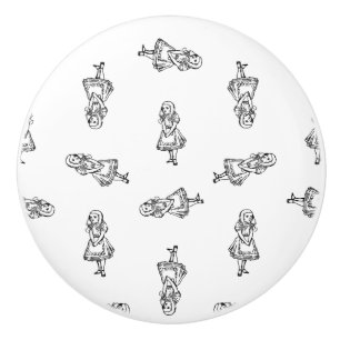 Vintage Alice i Wonderland ANPASSNINGSBAR FÄRG Knopp
