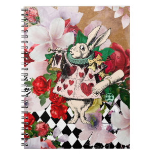 Vintage Alice i Wonderland Anteckningsbok