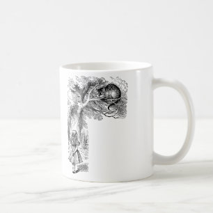 Vintage Alice i Wonderland, Cheshire Cat Kaffemugg