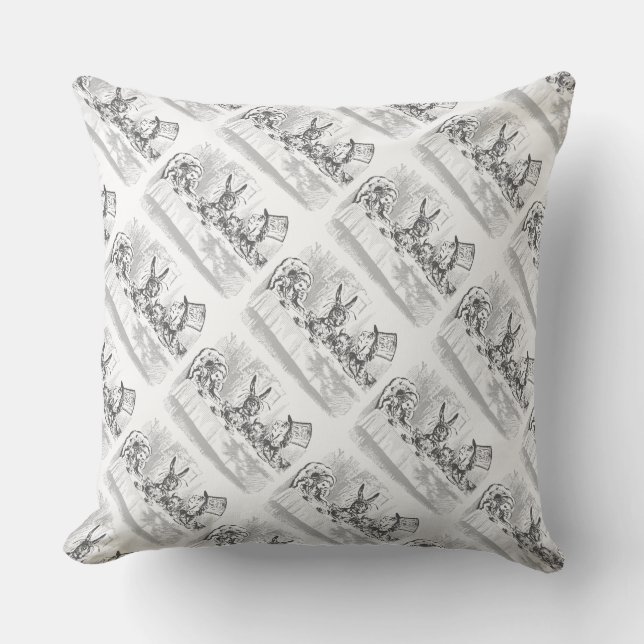 Vintage Alice i Wonderland Dekorativ kudde (Framsida)