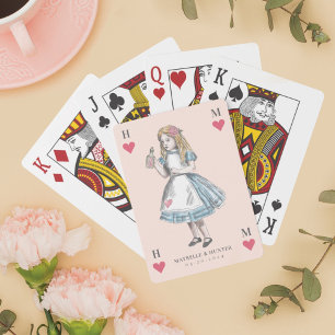 Vintage Alice i Wonderland Drink Me Fairytale Casinokort
