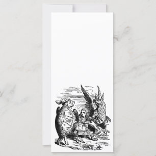 Vintage Alice i Wonderland, Griffin, Mock Turtle