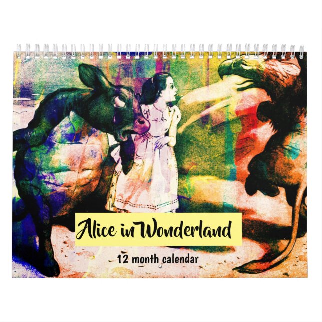 Vintage Alice i Wonderland Illustrations 2026 Kalender (Omslag)