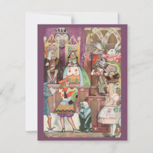 Vintage Alice i Wonderland-inbjudan Inbjudningar