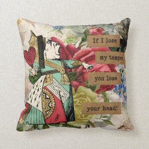 Vintage Alice i Wonderland Kudde