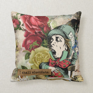 Vintage Alice i Wonderland Kudde