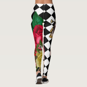 Vintage Alice i Wonderland Leggings