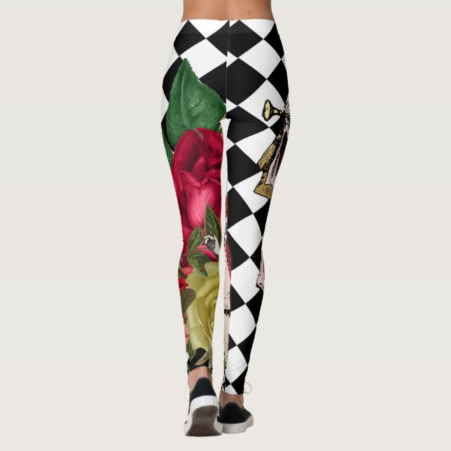 Vintage Alice i Wonderland Leggings (Baksida)