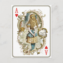 Vintage Alice i Wonderland Postcard Vykort