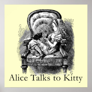 Vintage Alice i Wonderland Poster