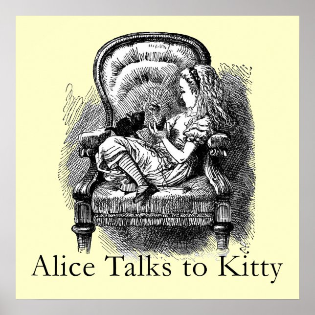 Vintage Alice i Wonderland Poster (Framsidan)