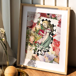 Vintage Alice i Wonderland Poster