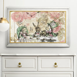 Vintage Alice i Wonderland Poster