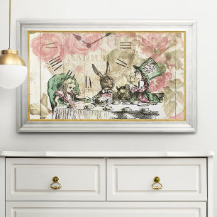 Vintage Alice i Wonderland Poster