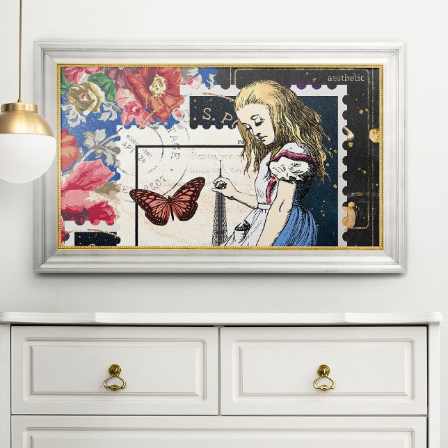 Vintage Alice i Wonderland Poster (Skapare uppladdad)