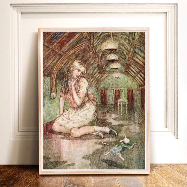 Vintage Alice i Wonderland Poster (Skapare uppladdad)