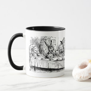 Vintage Alice i Wonderland, Tea Party Scene Mugg