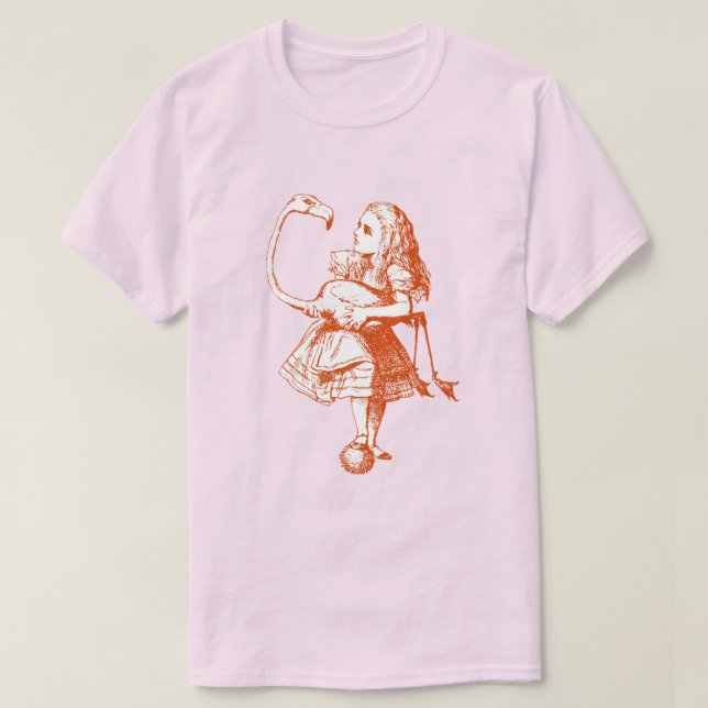 Vintage Alice i Wonderland Tee Shirt (Design framsida)