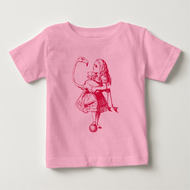 Vintage Alice i Wonderland Tee Shirt (Framsida)