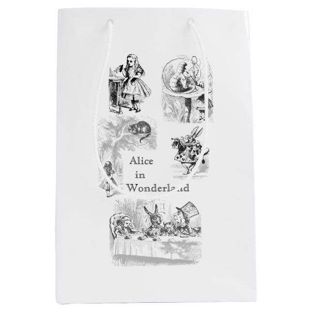 Vintage Alice i Wonderland Thabel Gift Bag (Framsidan)