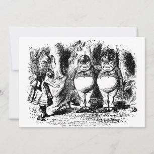 Vintage Alice i Wonderland, Tweedledum Tweedledee