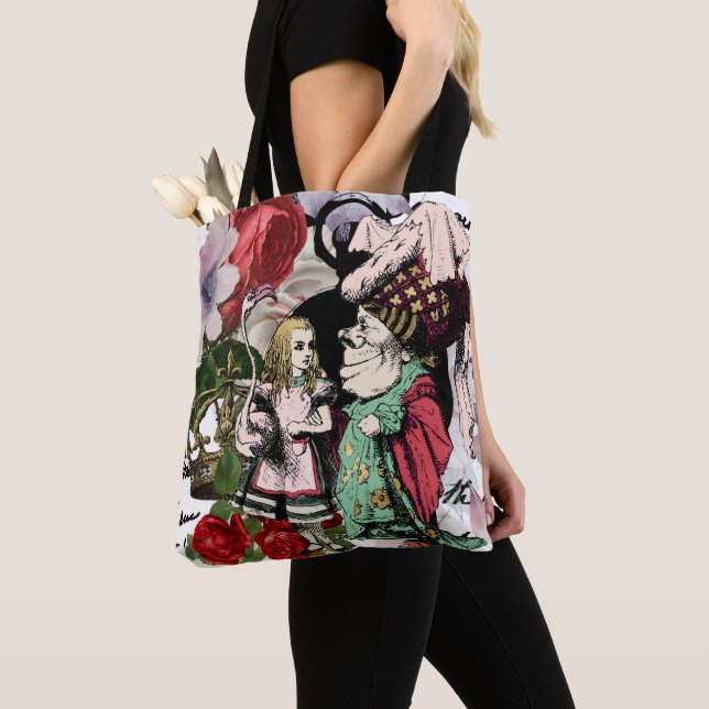Vintage Alice i Wonderland Tygkasse (Närbild)