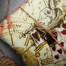 Vintage Alice i Wonderland White Rabbit