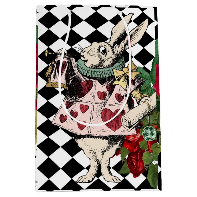 Vintage Alice i Wonderland White Rabbit (Framsidan)
