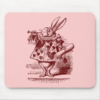 Vintage Alice i Wonderland White Rabbit Musmatta