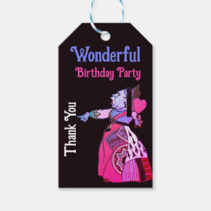 Vintage Alice i Wonderland Wonderland Wonderful Bi Presentetikett