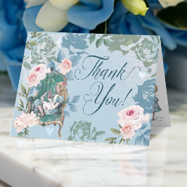 Vintage Alice in Wonderland Fairytale Characters Tack Kort