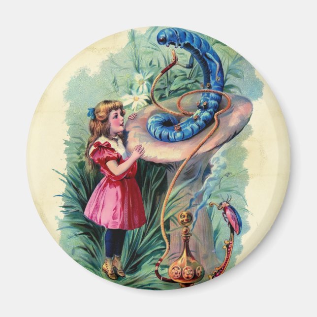 Vintage Alice in Wonderland Magnet (Framsidan)